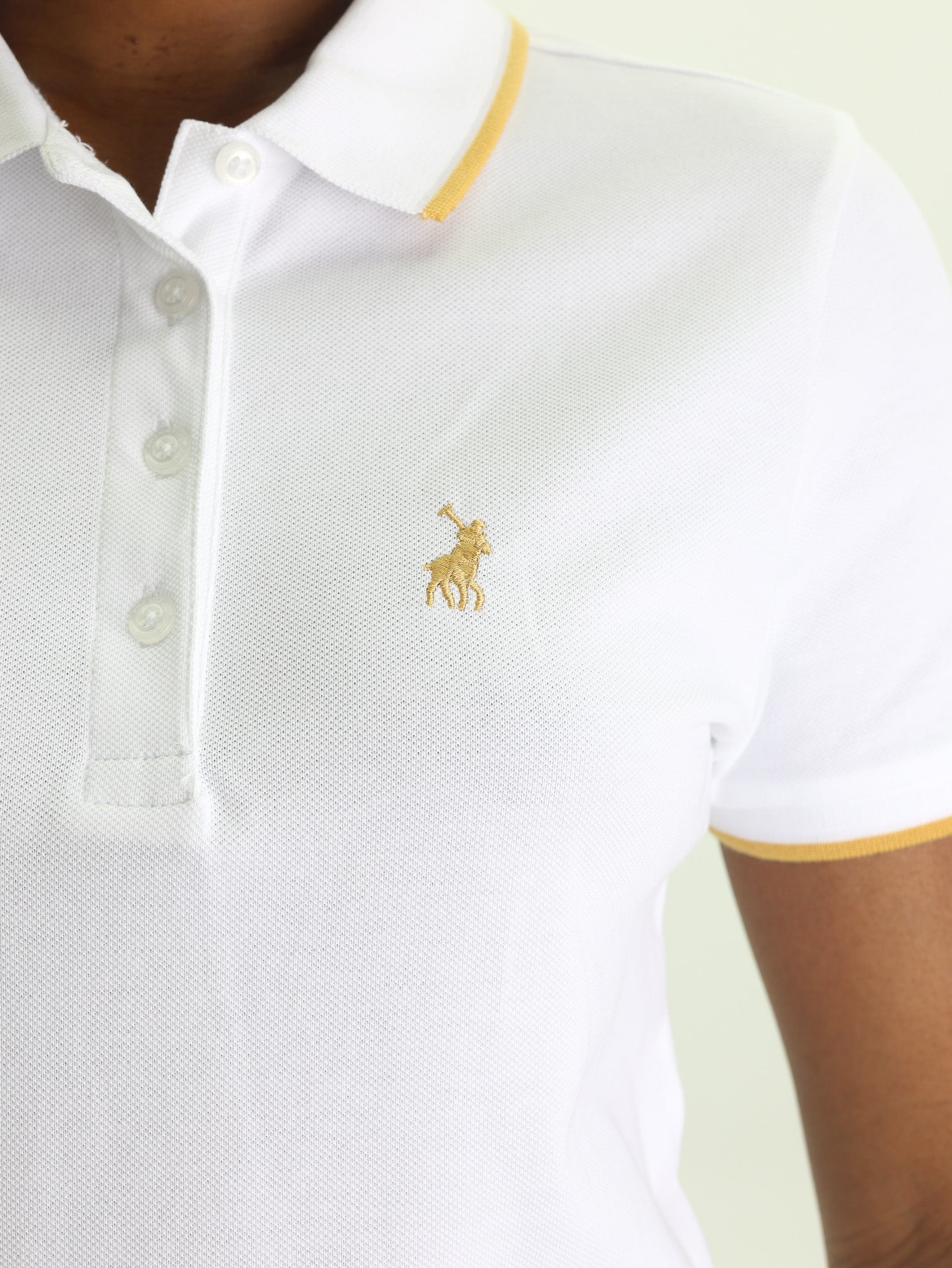 Polo Leah SS Polo Dress White